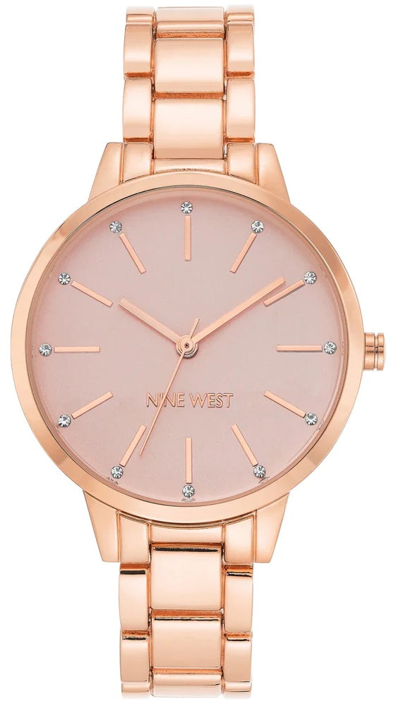 Nine West Reloj de Pulsera para Dama Oro Rosa