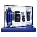 Set  Perry Ellis Aqua Extreme 4Pzs 100ml EDT Spray/ Shower Gel 50ml/ Desodorante 200ml Spray/ 7.5ml EDT Spray