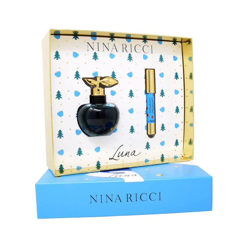 Set  Nina Ricci Luna 2Pzs 80ml EDT Spray/ Jumbo Lipstick Matte 2.5Gr