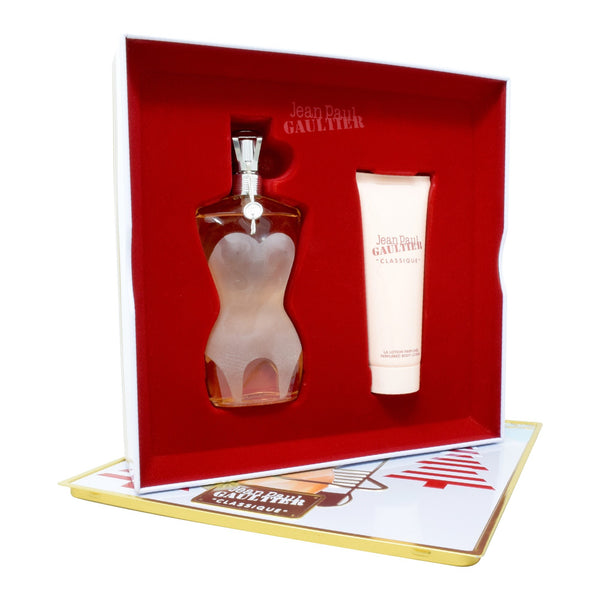 Jean Paul Gaultier Set para Dama Classique 2 Piezas 100ml EDT Spray/ Body Lotion 75ml