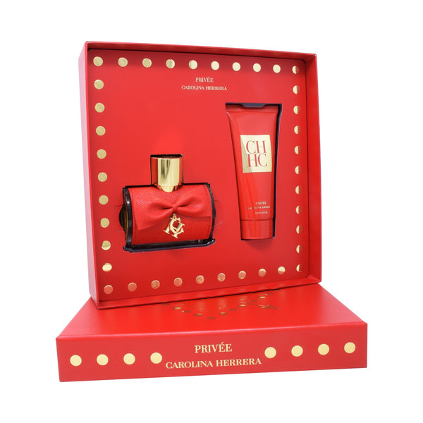 Set Carolina Herrera CH Privee para Mujer con 2 Piezas: 80ml EDP Spray y  Body Scrub 100ml con Envío Gratis