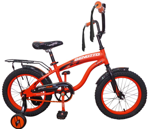 Bicicleta Benotto City Easy Ride R16 1V. Niño Acero Naranja con Negro con Envío Gratis