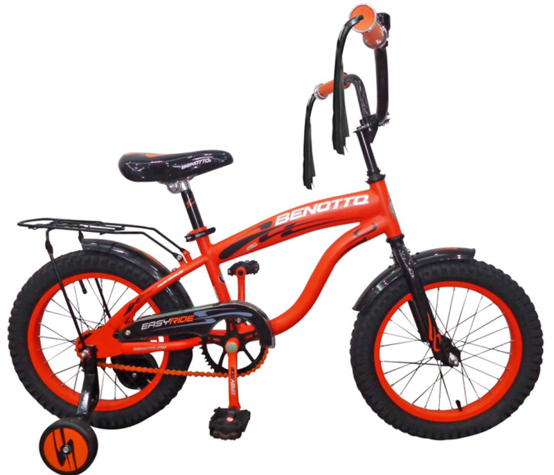 Bicicleta Benotto City Easy Ride R16 1V. Niño Acero Naranja con Negro con Envío Gratis