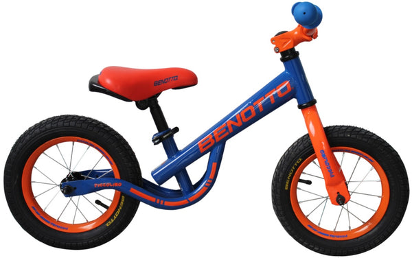 Bicicleta Benotto Entrenadora Piccolino R12 Niño Azul/Naranja con Envío Gratis