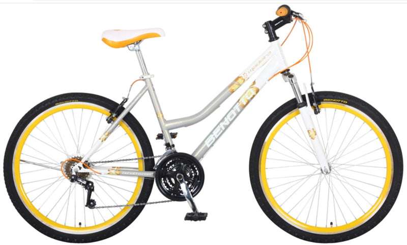 Bicicleta Benotto de Montaña Modelo Madeira R26 21V para Mujer Acero con Envío Gratis