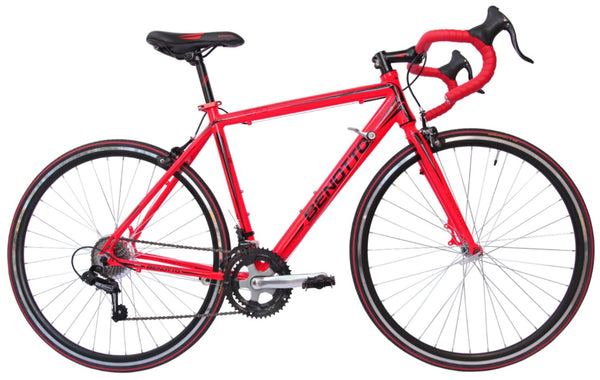 Bicicleta Benotto Ruta 570 R700 14V. Shimano Aluminio Rojo Neon Talla:54 con Envío Gratis