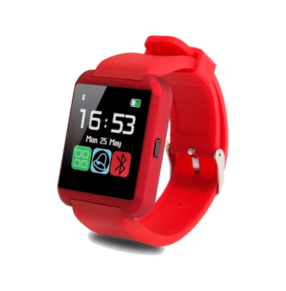 Etronic Smartwatch Básico U8 Rojo Envío Gratis a Todo México