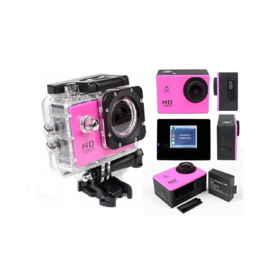 Etronic Cámara Sport Cam Full HD 1080P XRD XCAMHD Rosa Envío Gratis a Todo México