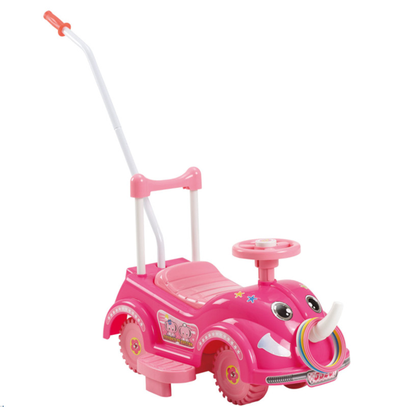 My Toy Carrito Montable de Bastón Elefante 5528 Rosa Envío Gratis a Todo México