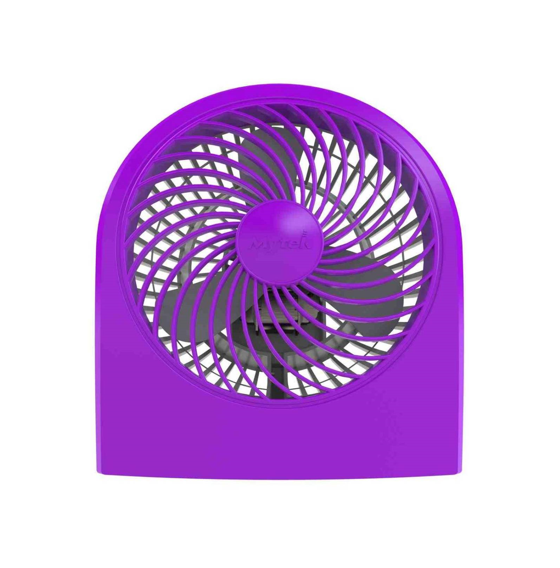 Etronic Mytek Ventilador de Escritorio o Piso Plástico 9" 3199 Morado Envío Gratis a Todo México