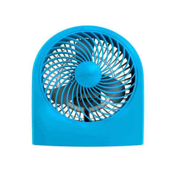 Etronic Mytek Ventilador de Escritorio o Piso Plástico 9" 3199 Azul Envío Gratis a Todo México