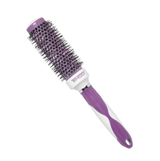 TIMCO Cepillo Cerámica Turmalina Redondo 1 1/4" CTM-2 Blanco con Morado Envío Gratis a Todo México