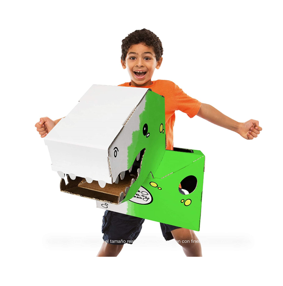 Decdeal Kit Disfraz Inflable T-Rex + T-Rex Armable Piedra Papel o Tijeras Envío Gratis a Todo México