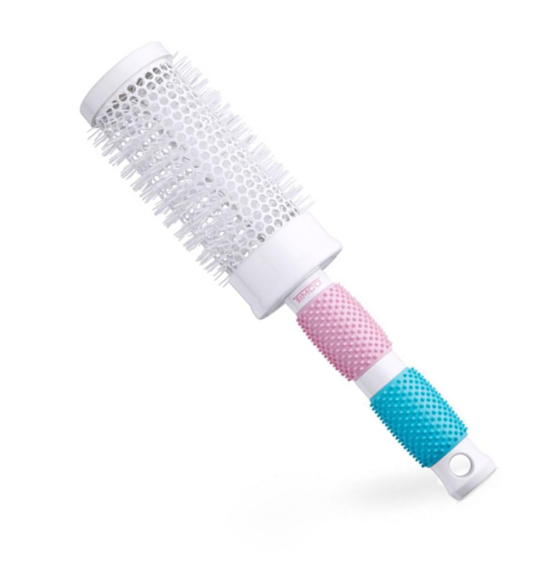 TIMCO Cepillo Easy Brush Térmico CG04 Blanco con Azul y Rosa Envío Gratis a Todo México