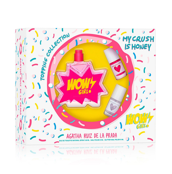 Agatha Ruiz de la Prada Set para Dama Wow Girl Fragancia 100 ml / 2 Esmaltes Envío Gratis a Todo México