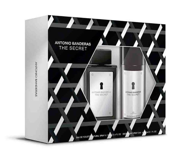 Antonio Banderas Set para Caballero The Secret Loción 100 ml / Desodorante 150 ml