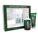 United Colors of Benetton Set para Caballero Green Man Loción 100 ml / After Shave 75 ml