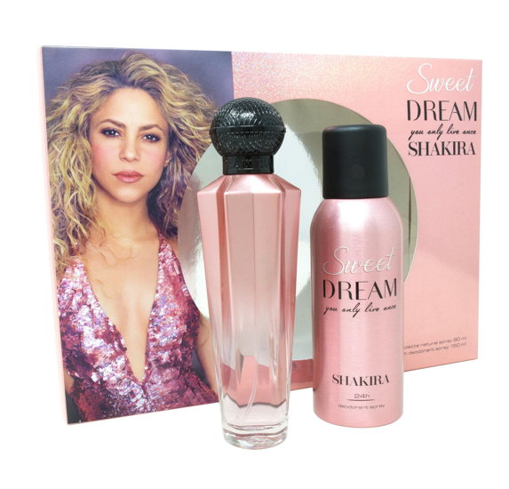 Shakira Set para Dama Sweet Dream Fragancia 80 ml EDT Spray / Desodorante 150 ml Envío Gratis a Todo México