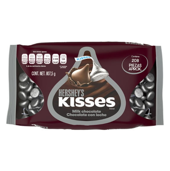 Hershey's Kisses con Leche 807 Gr. Envío Gratis a Todo México