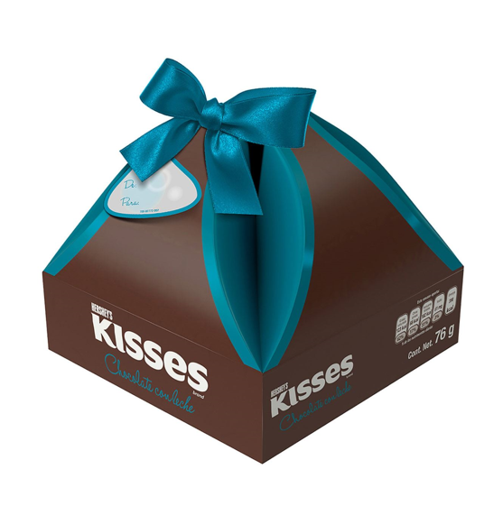 Hershey's Kisses Chocolate con Leche Caja de Regalo 76 Gr. Envío Gratis a Todo México