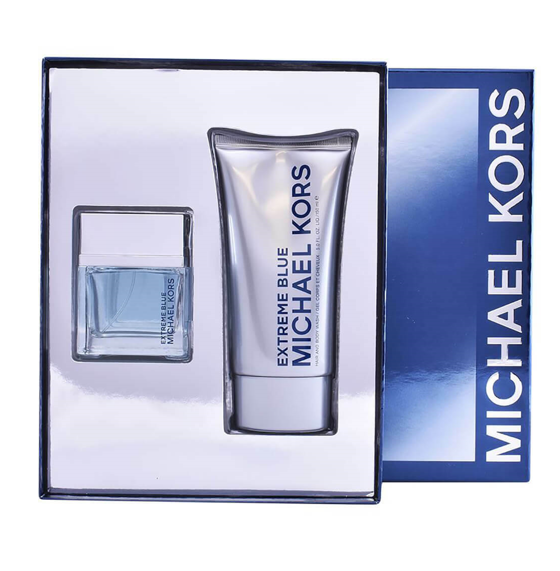 Michael Kors Set para Caballero Extreme Blue Loción 70 ml / Hair & Body Wash 150 ml