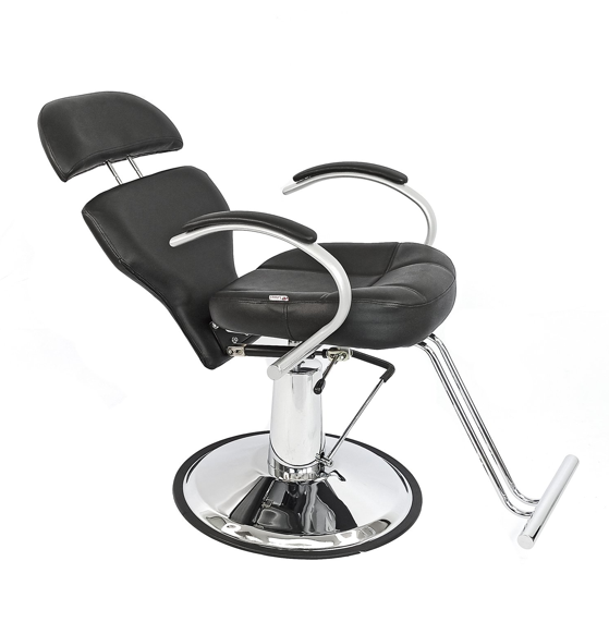 LETMEX Silla para Estética o Barbería con Base Oval LET-2206N Negra Envío Gratis a Todo México