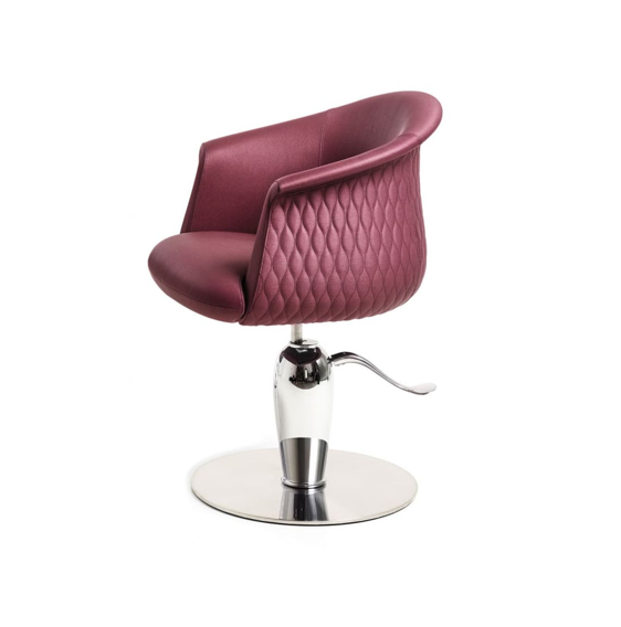 LETMEX Maletti Silla para Estética o Barbería Mimi P3584 Vino Envío Gratis a Todo México