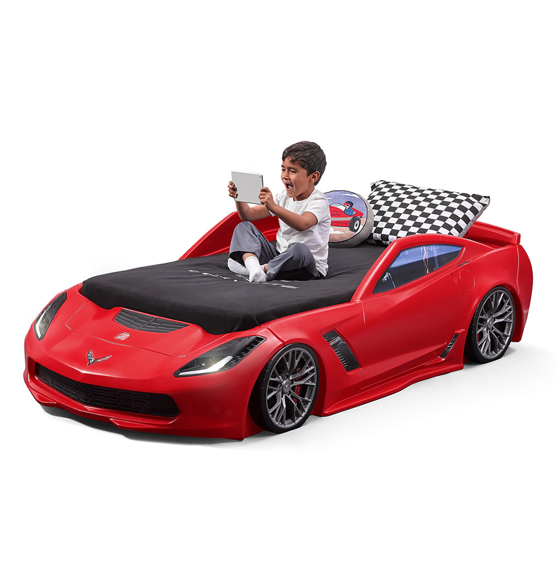 Step2 Cama de Coche Corvette Toddler To Twin Bed 860000 Roja Envío Gratis a Todo México