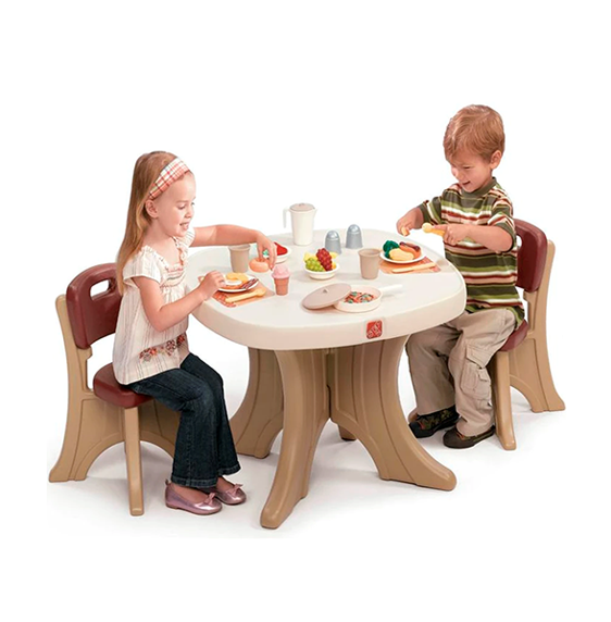 Step2 Juego de Mesa con Sillas para Niños 896800 Café Envío Gratis a Todo México