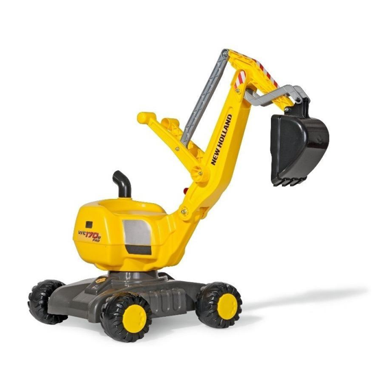 Rolly Toys Excavador de Construcción New Holland T-1091 Amarillo Envío Gratis a Todo México