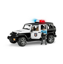 Bruder Jeep de Policía Wrangler Unlimited Rubicon 2526 Negro con Blanco Envío Gratis a Todo México