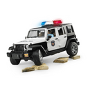 Bruder Jeep de Policía Wrangler Unlimited Rubicon 2526 Negro con Blanco Envío Gratis a Todo México