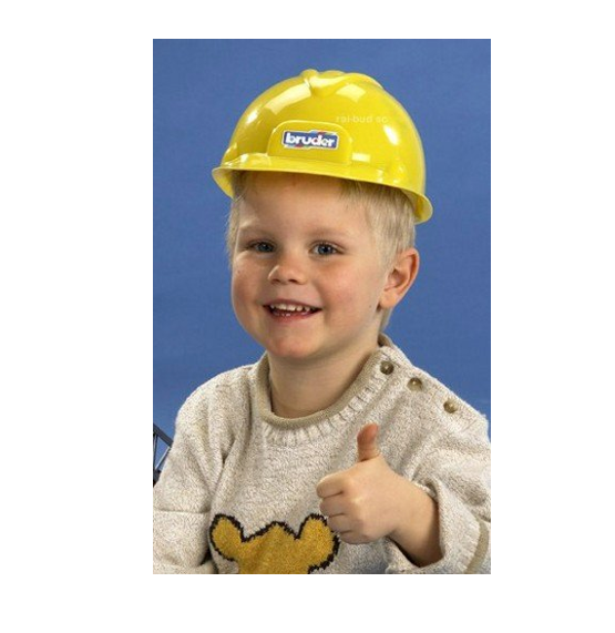 Bruder Casco de Juguete para Construcción Niño Toy Helmet 10200 Amarillo Envío Gratis a Todo México