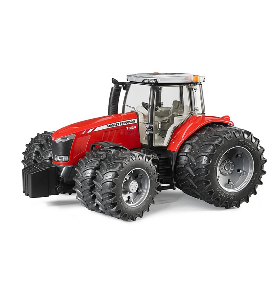 Bruder Tractor Massey Ferguson 3046 Rojo con Negro Envío Gratis a Todo México