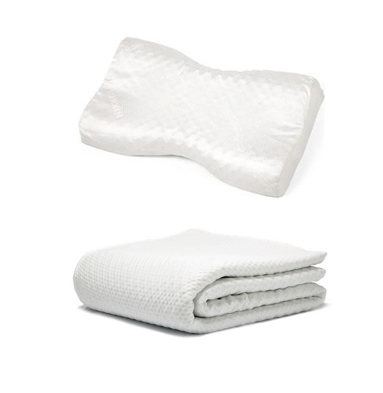 KENKO SLEEP ENTORNO HABITACIÓN FIT PAD QUEEN + KENKO SLEEP MAKURA Blanco Envío Gratis a Todo México