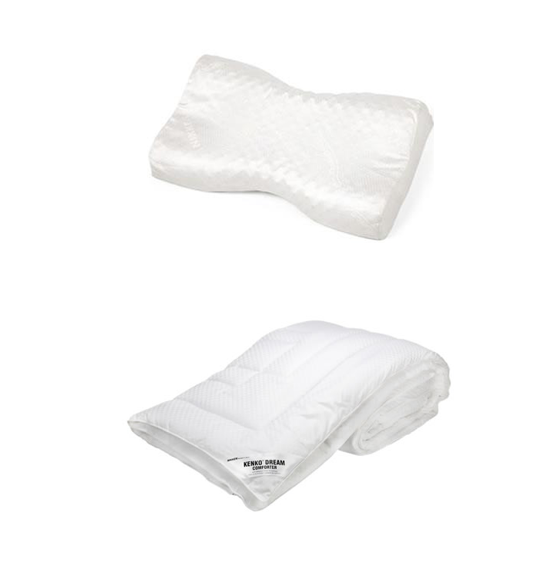 KENKO SLEEP Comforter - Individual + KENKO SLEEP MAKURA Blanco Envío Gratis a Todo México