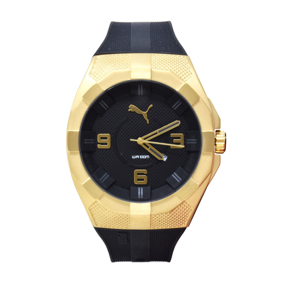 Puma Reloj para Caballero PU103921005 Negro Dorado Envío Gratis a Todo México