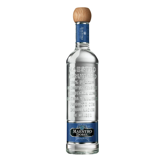 Maestro Tequilero Caja con 12 Piezas Tequila Dobel Blanco 750 ml