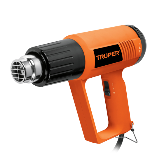 Truper Pistola de Calor Profesional 2000 W PISCA-A Naranja con Negro