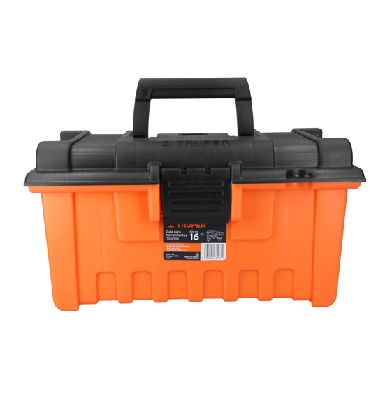 Truper Caja de Herramienta 16" CHA-16N Naranja con Negro Envío Gratis a Todo México