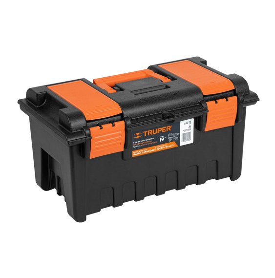 Truper Caja para Herramientas 19" CHA-19NC Naranja con Negro