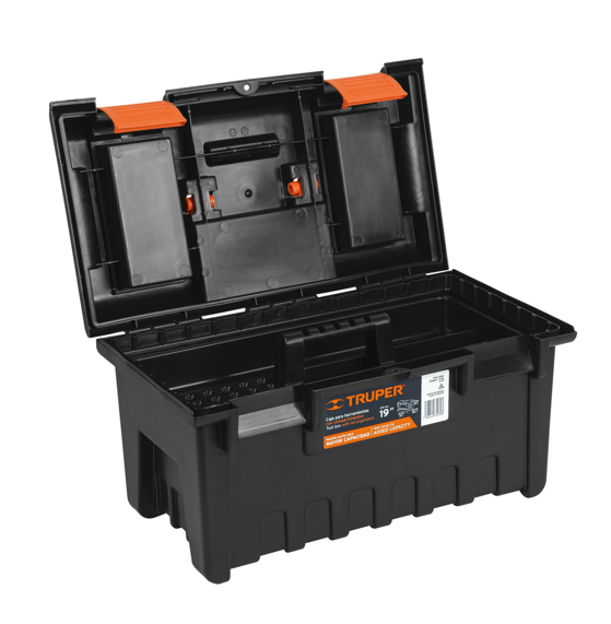 Truper Caja para Herramientas 19" CHA-19NC Naranja con Negro