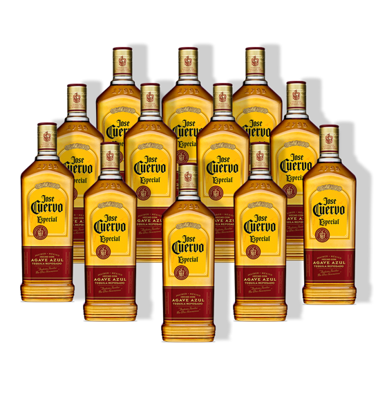 Jose Cuervo Caja con 12 Piezas Tequila Especial 695 ml