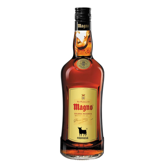 Magno Caja con 12 Piezas Brandy 750 ml