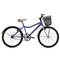 Benotto Kit para Mujer Bicicleta de Montaña KYRA R24 1V. Mujer Frenos ”V” Acero Azul/Blanco + Casco CROSTIS Morado + Luz Trasera USB Rosa Envío Gratis a Todo México