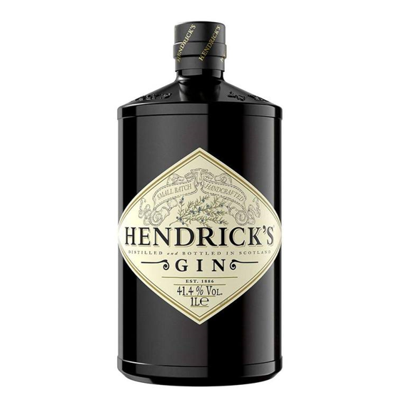 HENDRICK'S Caja con 12 Piezas Ginebra 1000 ml