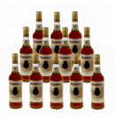 Presidente Caja con 12 Piezas Brandy Clásico 940 ml