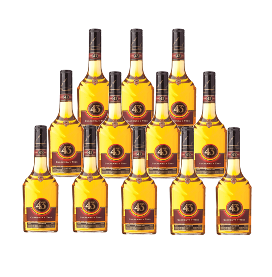 43 Caja con 12 Piezas Licor 700 ml