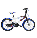 Benotto Kit Bicicleta para Niño Cross VKR-13 R20 1V. Frenos ”V” Acero Negro/Blanco/Azul + Casco BENOTTO Ruta HW-1 TOURMALET Azul + Luz Trasera USB Azul Envío Gratis a Todo México
