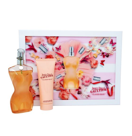 Jean Paul Gaultier Set para Dama Classique 2 Piezas 100 ml EDT Spray/ Body Lotion 75ml